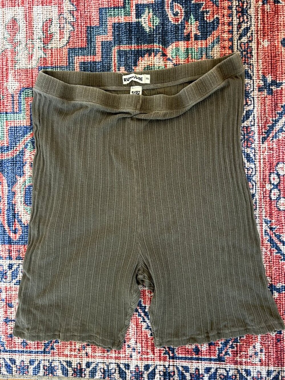 NWOT Rudy Jude Pointelle Shorts, Moss, XXL